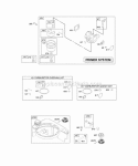 Carburator Fuel Supply Diagram and Parts List for 121H02-0100-B1  Briggs and Stratton Engine